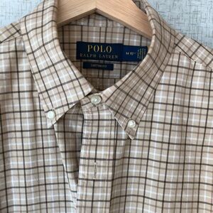 Polo by Ralph Lauren Men's Beige Checkered Shirt